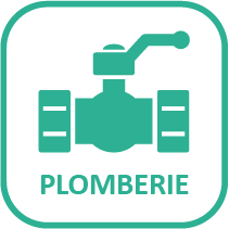 pictogramme plomberie agencement de salle de bain 